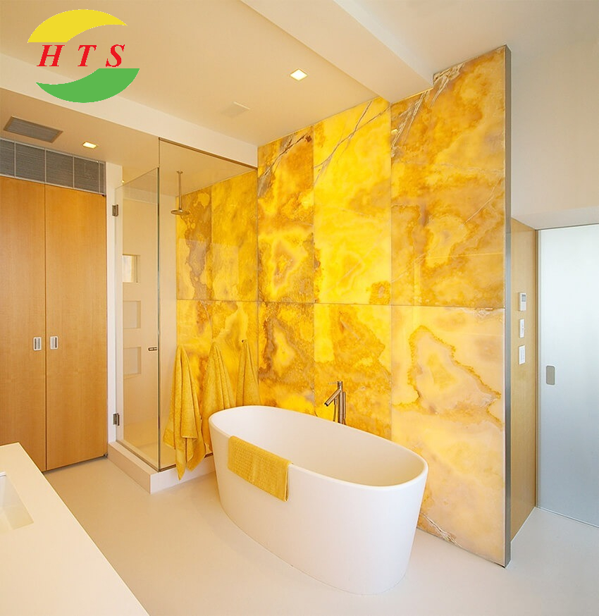 đá onyx ốp phòng tắm